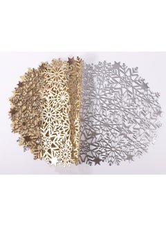 ماركة غير محددة 2 ماتات طعام من تصميم نجوم ذهبية مع شقوق  - Image 2