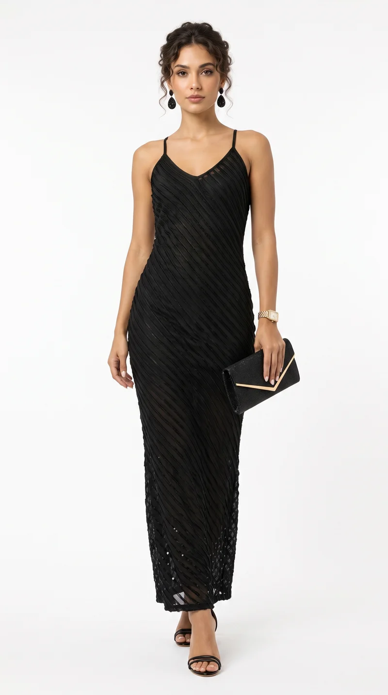 Ginger Strappy Baby Frill Slip Dress