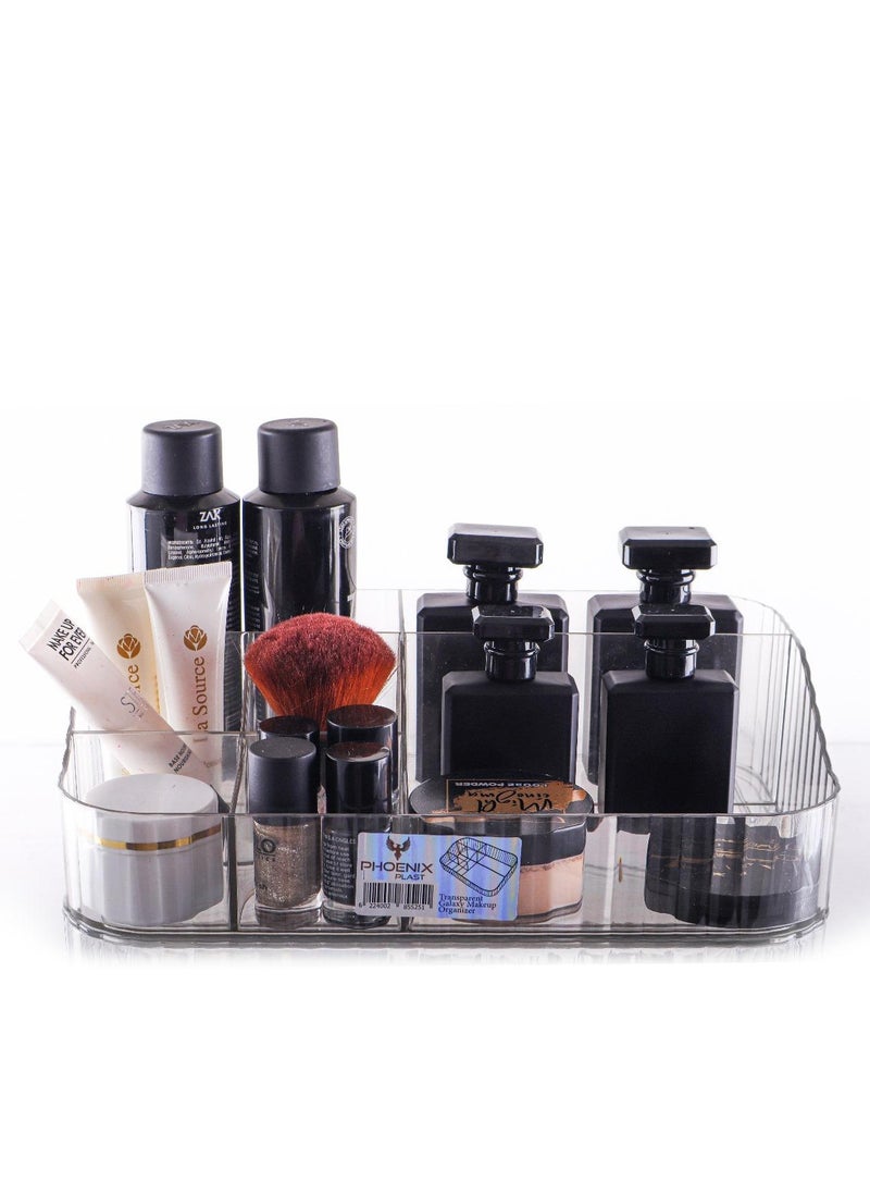 Phoenix - Acrylic Makeup Organizer , Bathroom Vanity Organizers and Storage, Ideal for Desk and Dresser Countertops, Great for Cosmetics, skincare, Lipsticks - Image 1