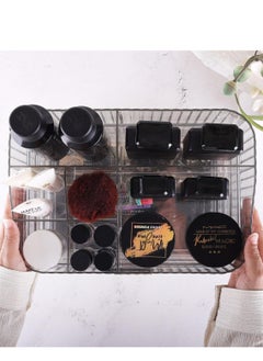 Phoenix Acrylic Makeup Organizer , Bathroom Vanity Organizers and Storage, Ideal for Desk and Dresser Countertops, Great for Cosmetics, skincare, Lipsticks  - Image 3