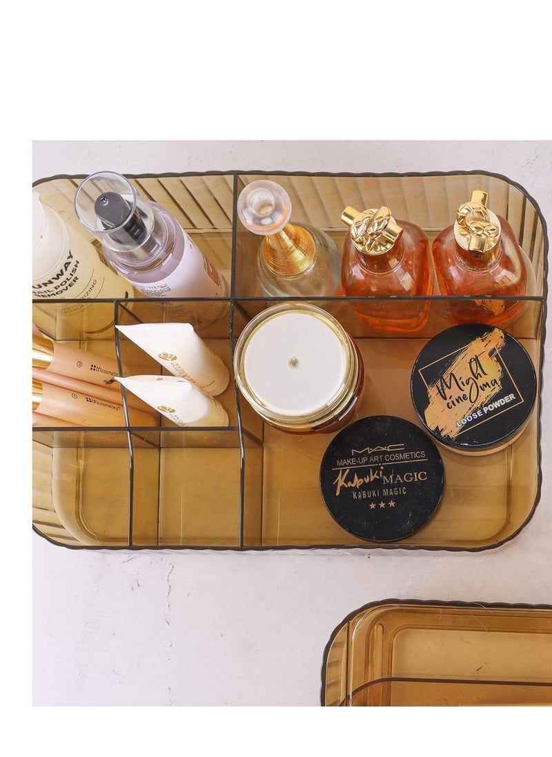 Phoenix - Acrylic Makeup Organizer , Bathroom Vanity Organizers and Storage, Ideal for Desk and Dresser Countertops, Great for Cosmetics, skincare, Lipsticks - Image 1