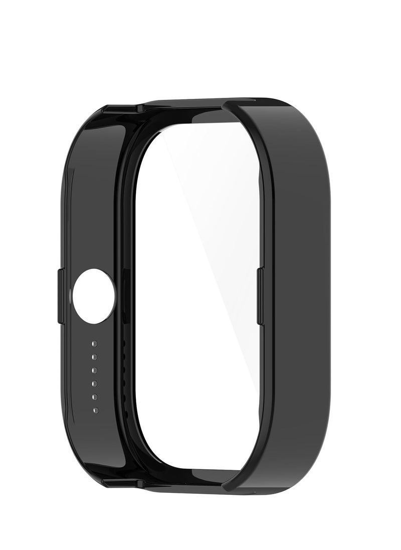 Generic - Case For CMF By Nothing Watch Pro Hard PC Case + Screen Protector Protective Cover Full Coverage Shockproof (Black) - Image 1