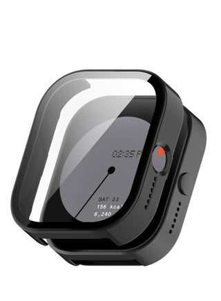 Case For CMF By Nothing Watch Pro Hard PC Case + Screen Protector Protective Cover Full Coverage Shockproof (Black) - pzsku/Z069BD19BC3C423CDDAA5Z/45/1746194214/b5516646-a01f-461a-8f9b-00d3527aa74c