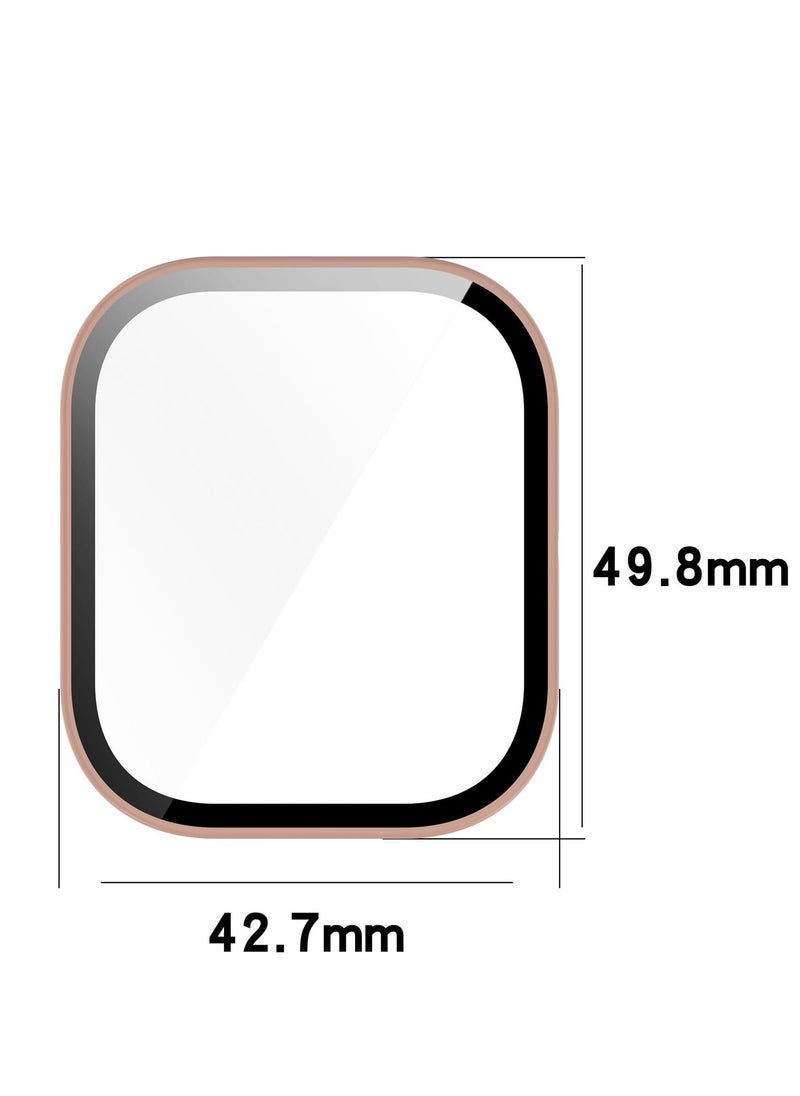 Generic - Case For CMF By Nothing Watch Pro Hard PC Case + Screen Protector Protective Cover Full Coverage Shockproof (Black) - Image 1
