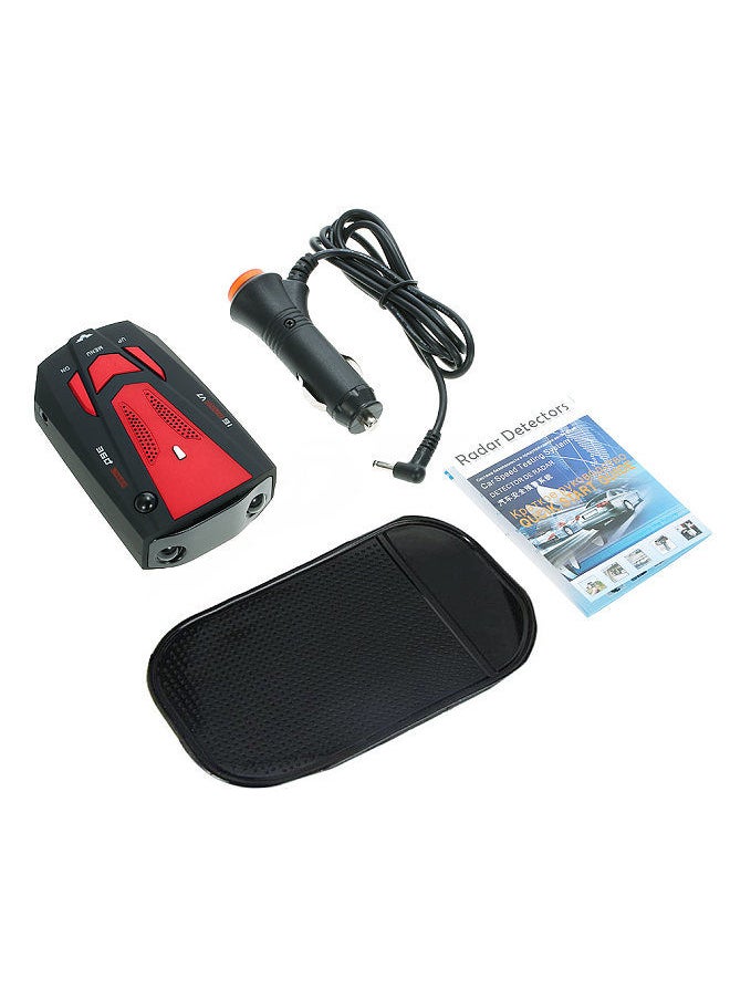 Generic - Car Vehicle Radar Detector Speed Control Detector  V7 Speed Voice Alert Warning Device Red   Russia / English - Image 1