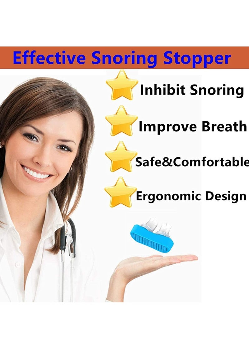 SYOSI - Anti Snoring Devices for Sleep Nose Clips - Nasal Dilator, Anti Snore Nose Clip Device Adjustable Solution, Anti Snoring Aid Sleep Device, Snore Stopper Stop Anti Snoring Device Solution - Image 1
