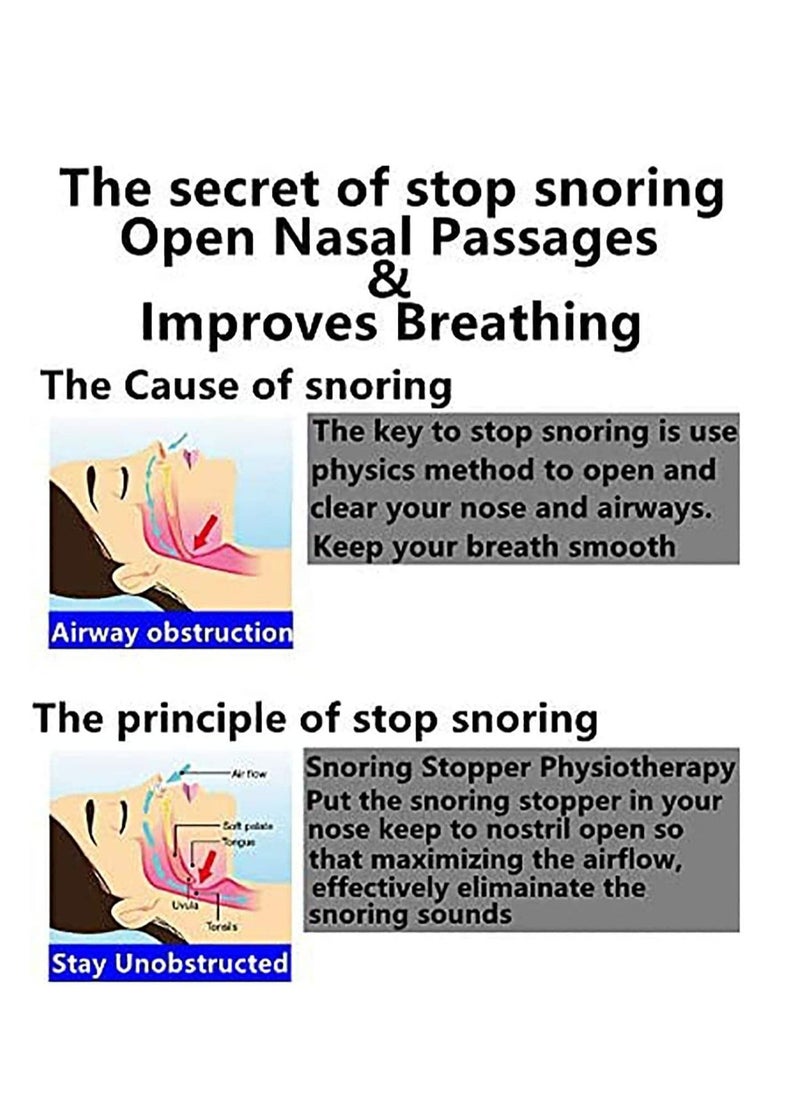 SYOSI - Anti Snoring Devices for Sleep Nose Clips - Nasal Dilator, Anti Snore Nose Clip Device Adjustable Solution, Anti Snoring Aid Sleep Device, Snore Stopper Stop Anti Snoring Device Solution - Image 1