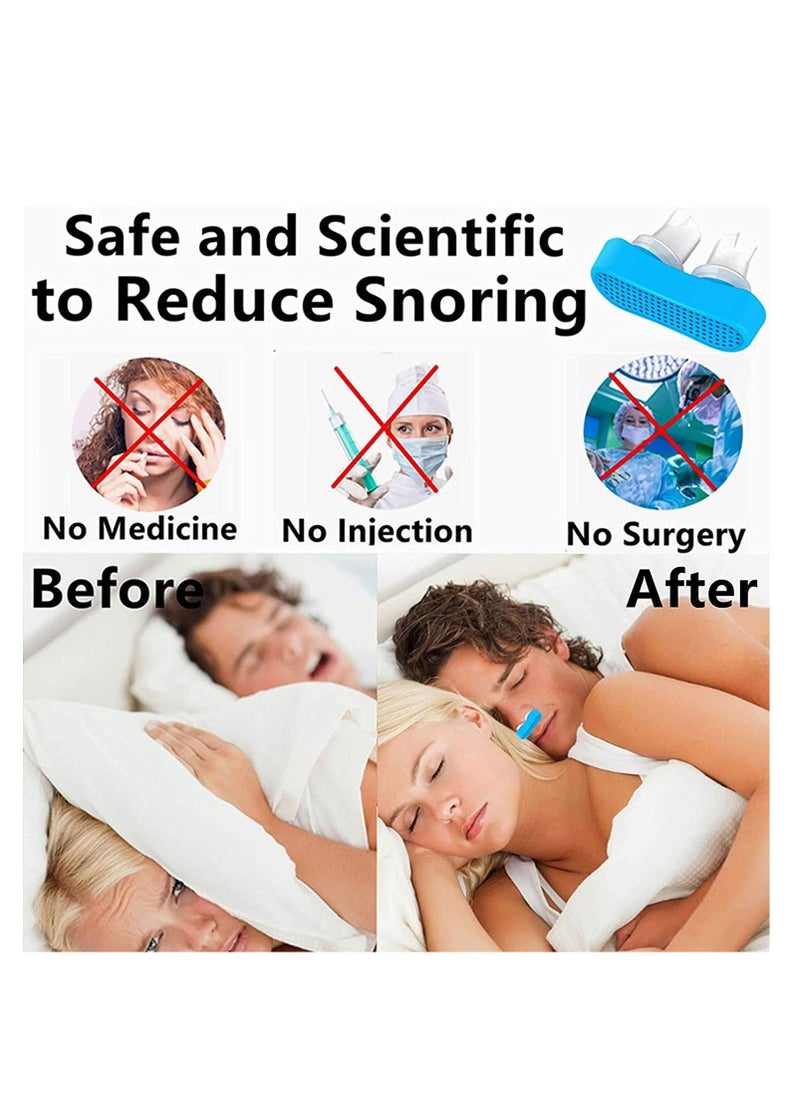 SYOSI - Anti Snoring Devices for Sleep Nose Clips - Nasal Dilator, Anti Snore Nose Clip Device Adjustable Solution, Anti Snoring Aid Sleep Device, Snore Stopper Stop Anti Snoring Device Solution - Image 1