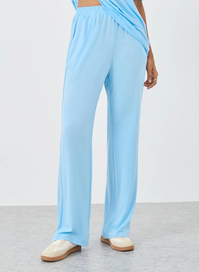 Take Two Take Two Embroidered Round Neck Top and Pants Co-Ords