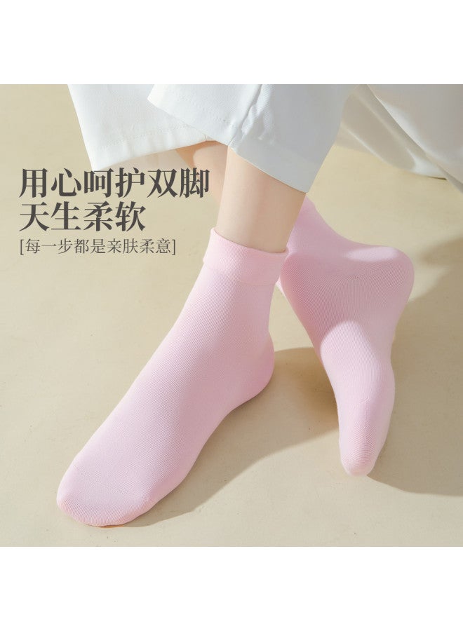 Fenton 5-pack Mid-calf Anti-bacterial & Odor-control Socks For Spring/autumn - Image 3