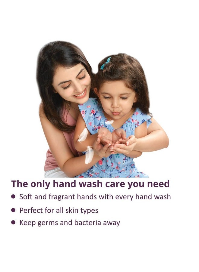 Santoor - Mild Gentle Hand Wash 1500Ml With Goodness Of Lotus & Tulsi| Rich Lathering Formula With Anti-Bacterial Properties| Soft On Hands| Soothes & Hydrates Skin - Image 1