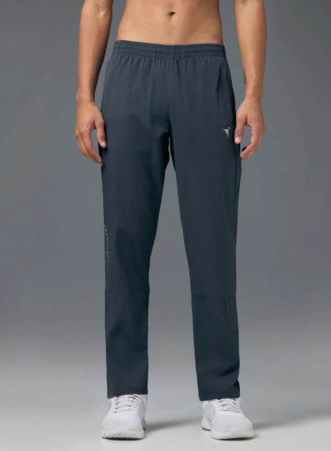 Technosport Men Solid Slim Fit Sports Track Pants