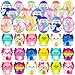 Cherislpy 24 Pack Prefilled Easter Eggs with Slow Squishy Toys Axolotl Toy Easter Eggs Filled for Kids Boys Girls Easter Basket Stuffers Party Favors Easter Egg Fillers Hunt - Image 2
