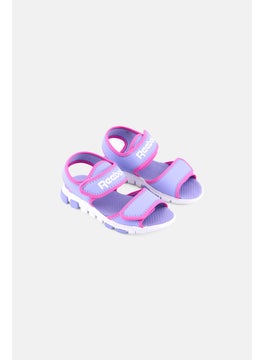 Reebok Kids Girl Wave Glider III Velcro Closure Outdoor Sandals, Lavender  - Image 1