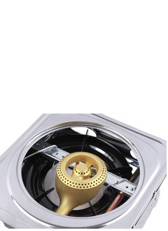 KROOS One-burner gas stove for cooking at home and during travel, practical, easy and convenient to carry Silver  - Image 3