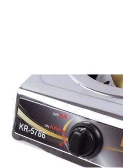 KROOS One-burner gas stove for cooking at home and during travel, practical, easy and convenient to carry Silver  - Image 4