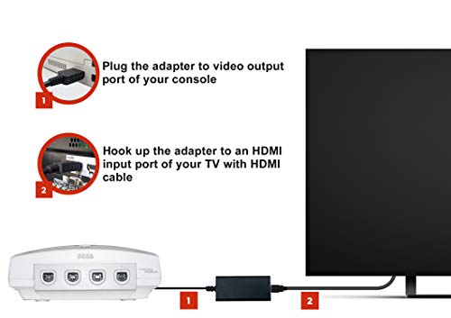 LEVELHIKE HDMI Cable for Sega Dreamcast DC Console, Dreamcast to HDMI Adapter with True VGA Signal Output (100% Improved Video Quality-HD Converter) - Image 2