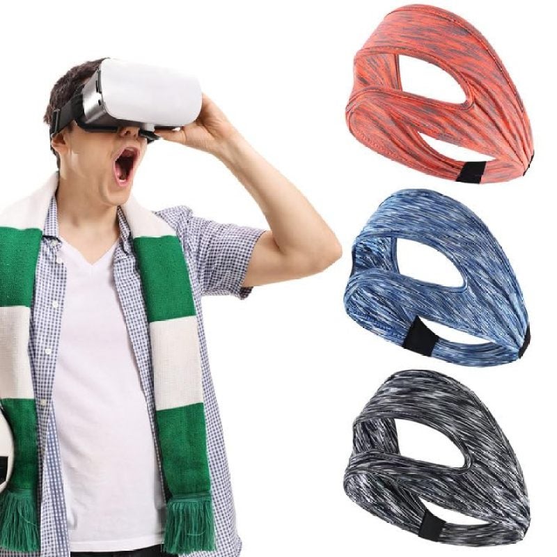 VR Face Mask Set 3-Pack Breathable Sweat Absorbing Headgear - Adjustable VR Mask For Kids Adults Lightweight Ventilated Eye Mask " " Replacement Mask For Quest 3 - Image 1