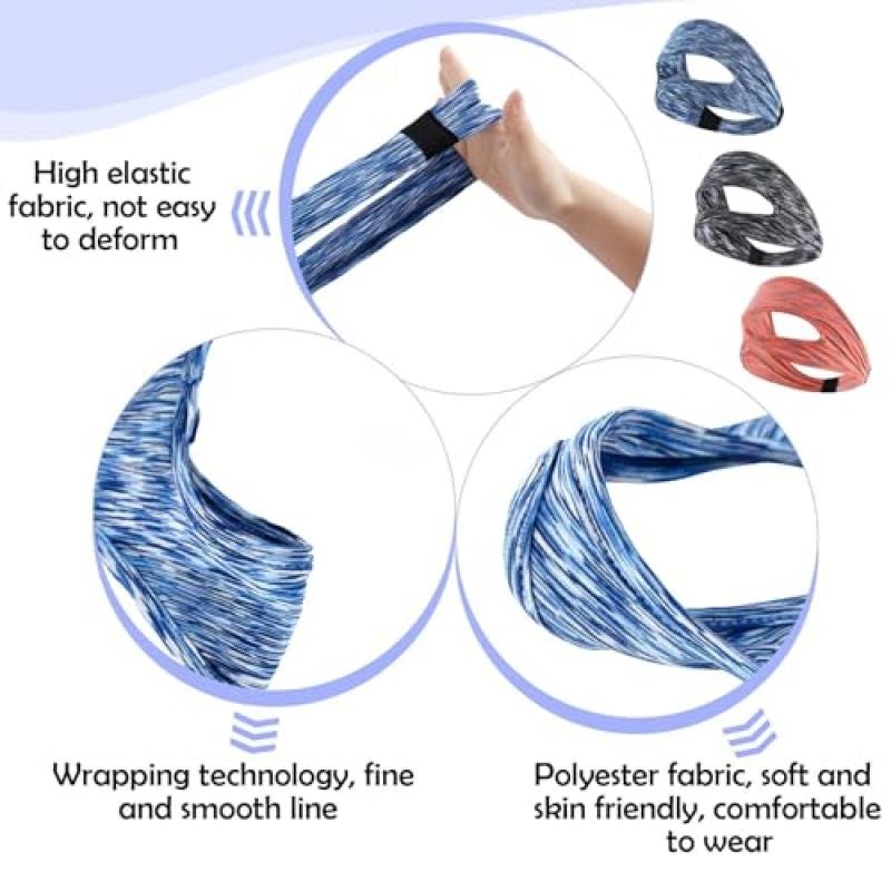 VR Face Mask Set 3-Pack Breathable Sweat Absorbing Headgear - Adjustable VR Mask For Kids Adults Lightweight Ventilated Eye Mask " " Replacement Mask For Quest 3 - Image 5