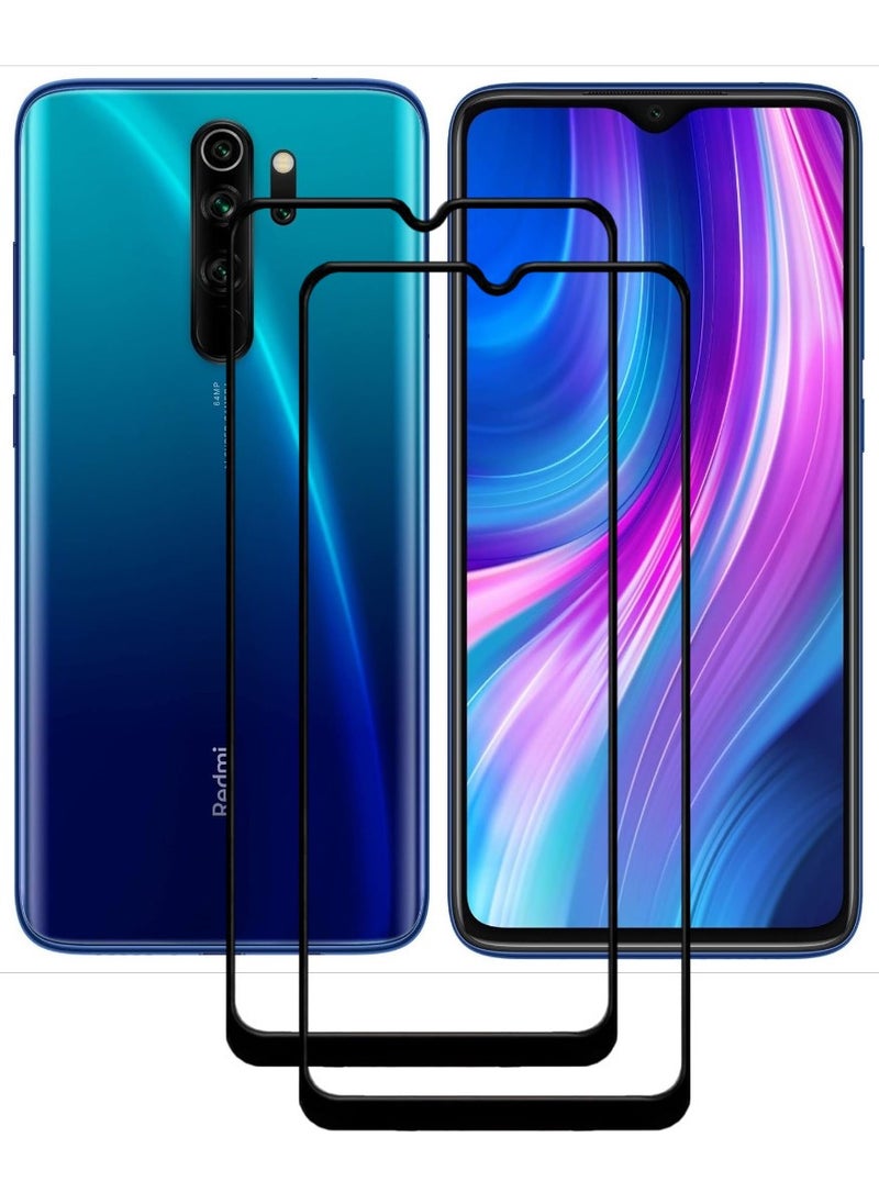 ACLIX 2 Pieces Antistatic ESD Dustproof Premium Quality High Definition Tempered Glass Screen Protector Designed For Xiaomi RedmiNote 8 Pro - Image 1