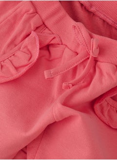 Jelliene Playful Comfort: Girls' Cotton Knitted Joggers  - Image 4