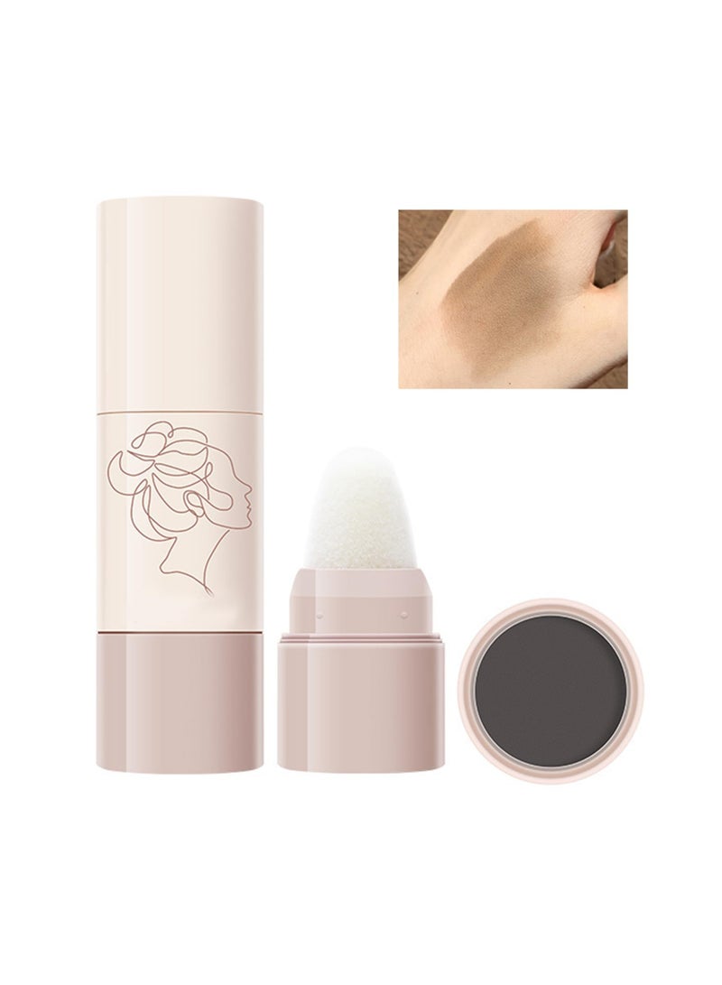 Hair Shadow Powder Stick for Natural Hairline, Long-Lasting Root Touch-Up, Accurate Hair Line Filler, Waterproof Color Touch-Up for Men & Women, Covers Gray Hair (1 Pack) - Image 1