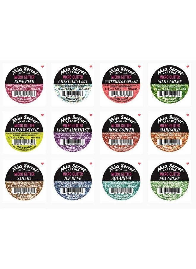 MIA SECRET - Micro Glitter 12Pc - Image 1