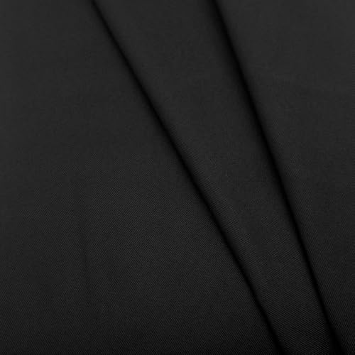 VoizVony 1 Yard 8 oz Black Denim Fabric for Sewing, Crafting Stylish Black Denim Fabric for Jean Material (60''x36'') - Image 4