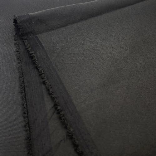 VoizVony 1 Yard 8 oz Black Denim Fabric for Sewing, Crafting Stylish Black Denim Fabric for Jean Material (60''x36'') - Image 3