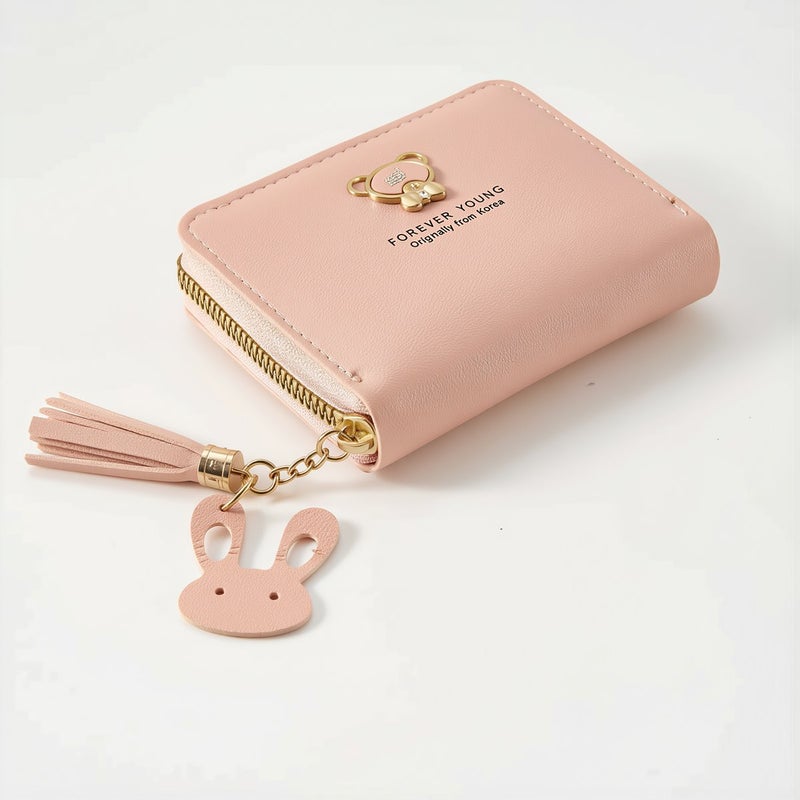 Anti Deformation Smooth Zipper No Fall Out Card Holder Small Purse - Image 3