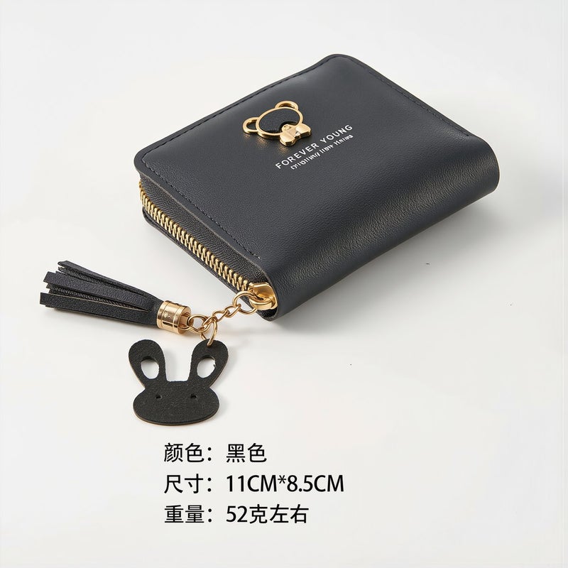 Anti Deformation Smooth Zipper No Fall Out Card Holder Small Purse - Image 5