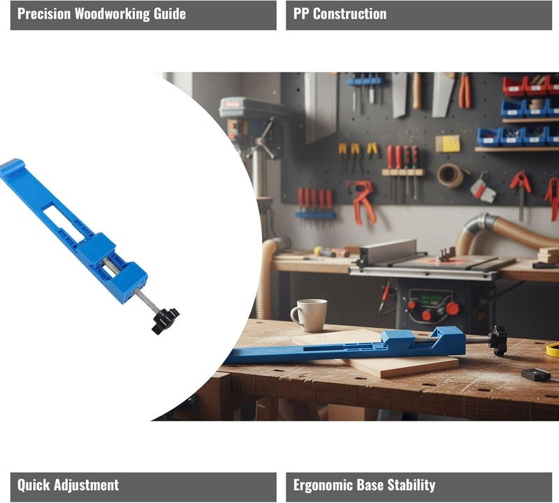 Adjustable Cutting Machine Fence for Woodworking - Straight Guide for Saw and Cutting Tools - Image 3