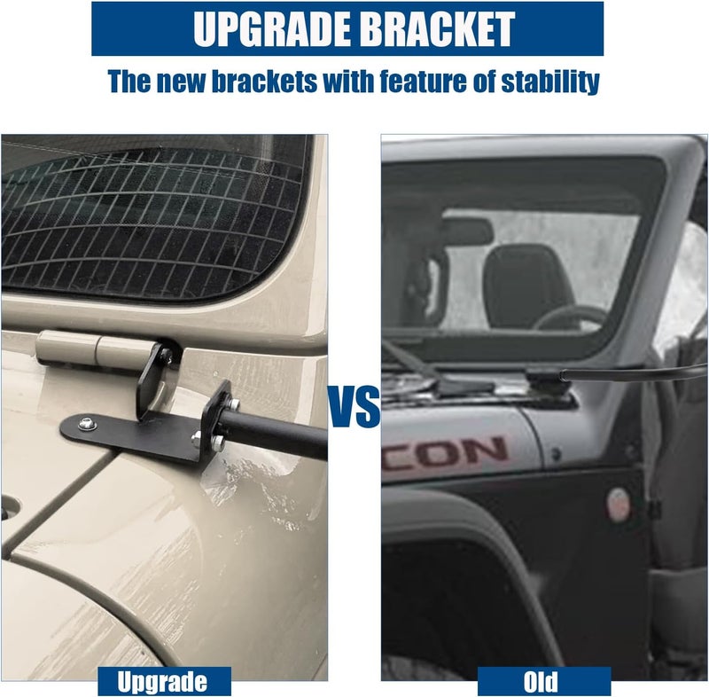 SUNPIE Round Side Mirrors for Jeep Wrangler JL & Gladiator - Image 5