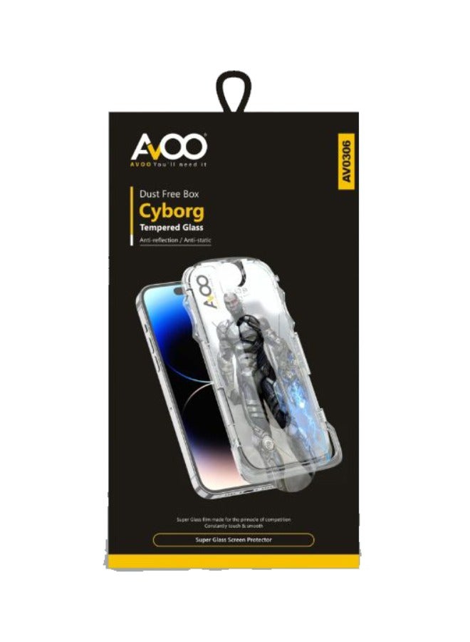 AVOO iPhone 14 Pro Screen Protector Anti Scratch Shockproof Adhesive Film (Clear) Easy to Install - Image 1