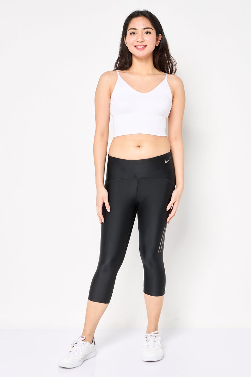 Nike Women Tight Fit Capri Length Training Leggings, black - Image 4