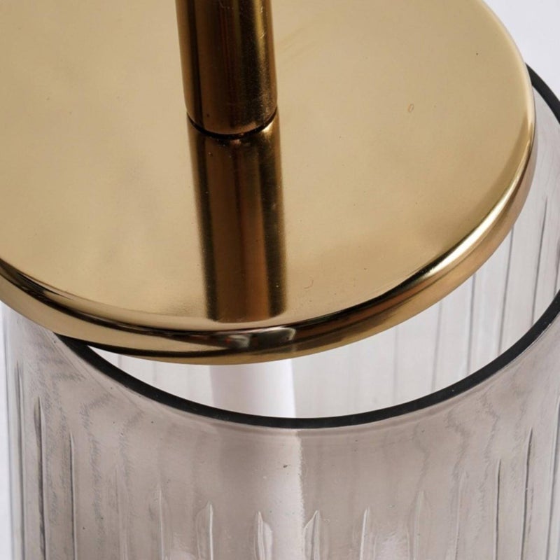 Pan Home Aurum Glass Toilet Brush Holder - Image 3