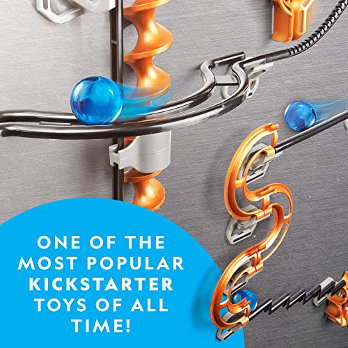 Blue Marble National Geographic Magnetic Marble Run - 150-Piece STEM Building Set for Kids & Adults with Magnetic Track & Trick Pieces & Marbles for Building A Marble Maze, STEM Project (Amazon Exclusive) - Image 2