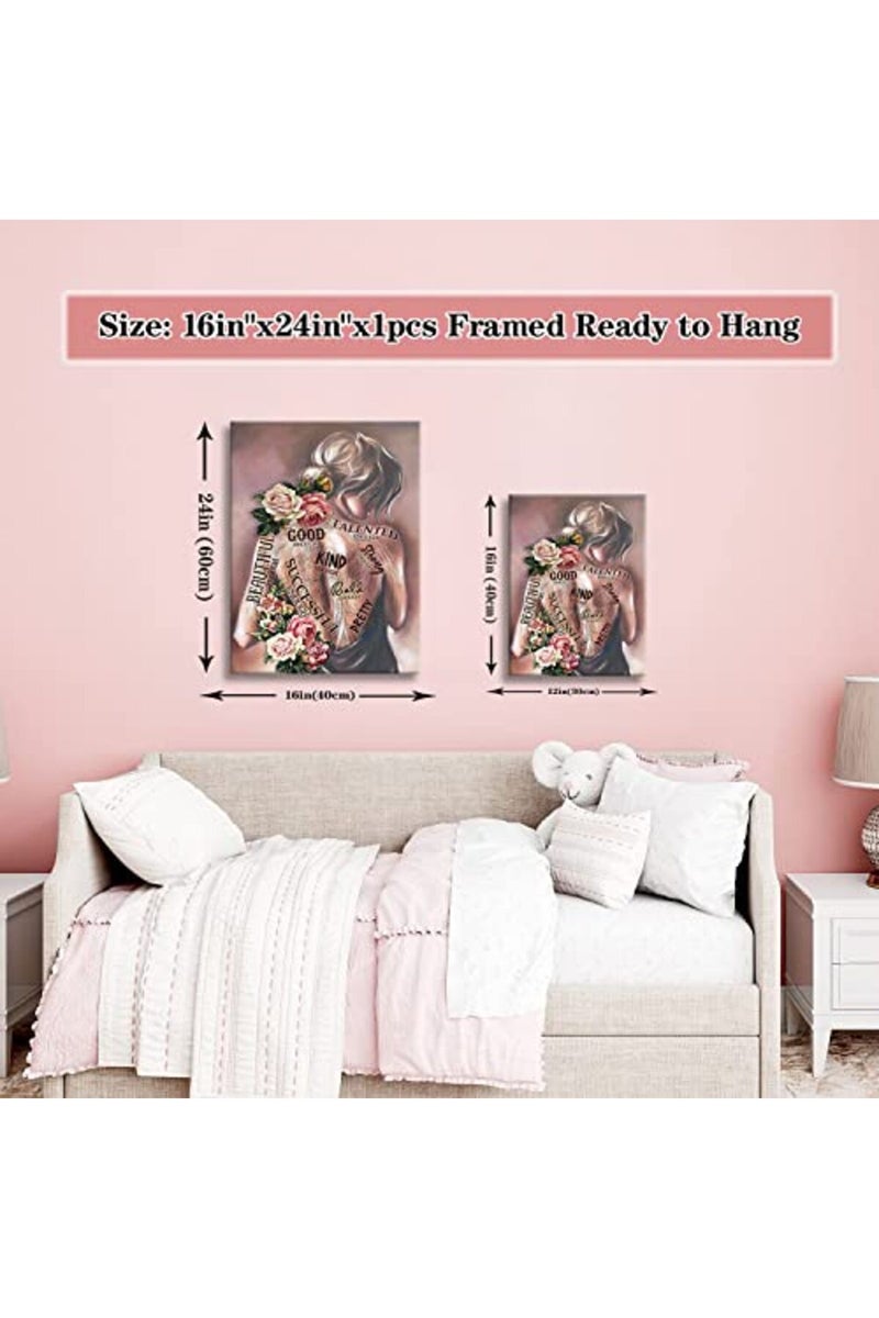 AKWISH Framed Inspirational Positive Quotes Canvas Wall Art - Image 4