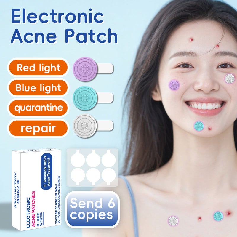 New Electronic Acne Patch for Home Beauty, Light Therapy to Reduce Pimples and Fade Scars, Compact and Portable - Image 1