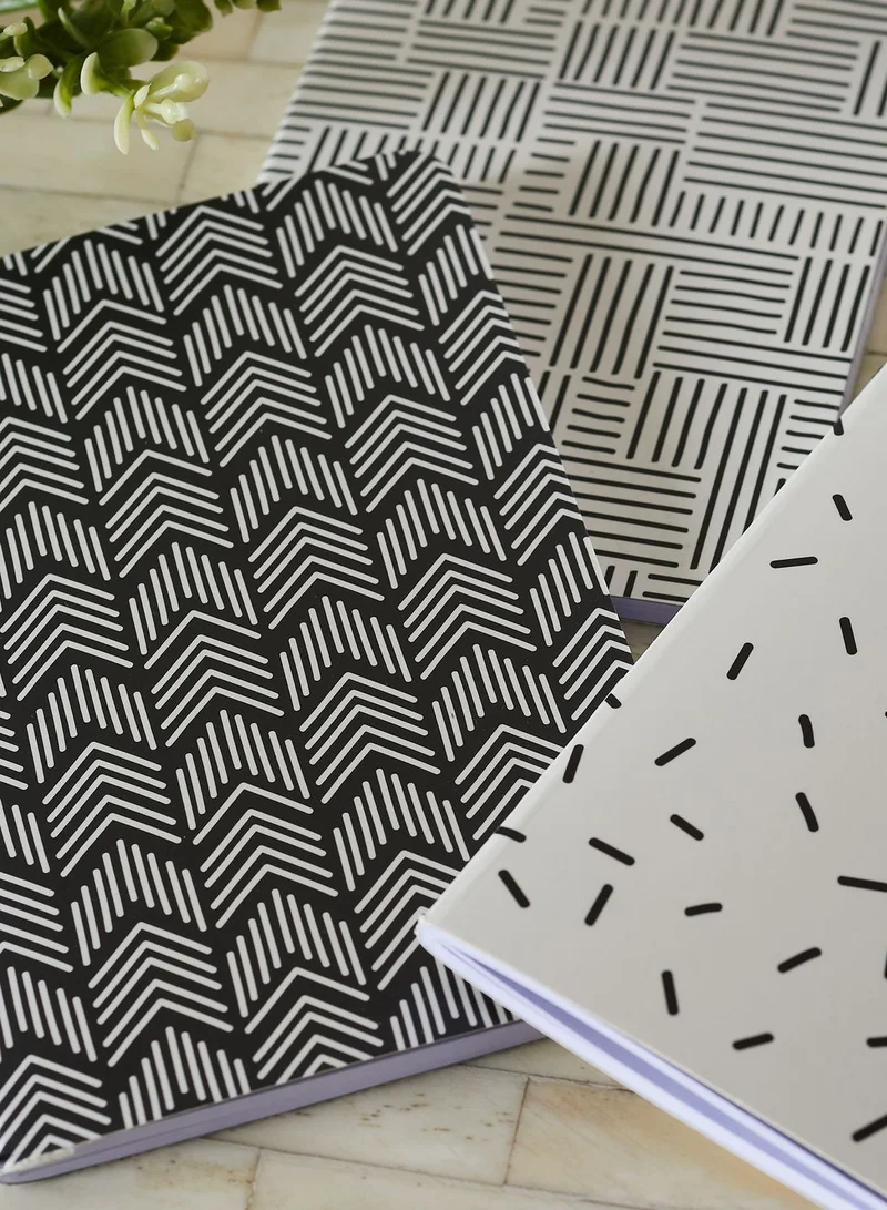 Hema Set Of 3 A6 Stitched Notebooks
