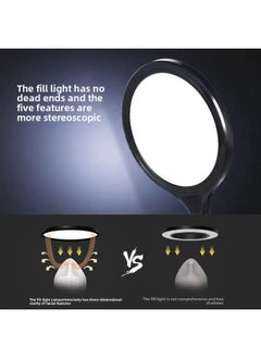Generic Round Full Screen Fill Light 10/14/18 LED Stereo Shadowless Soft Light Photography Live Beauty Fill Light-Specifications:18inch Round Full Screen Fill Light [ 2.1m Thickened Overhead Shooting Crossbar Set]  - Image 5