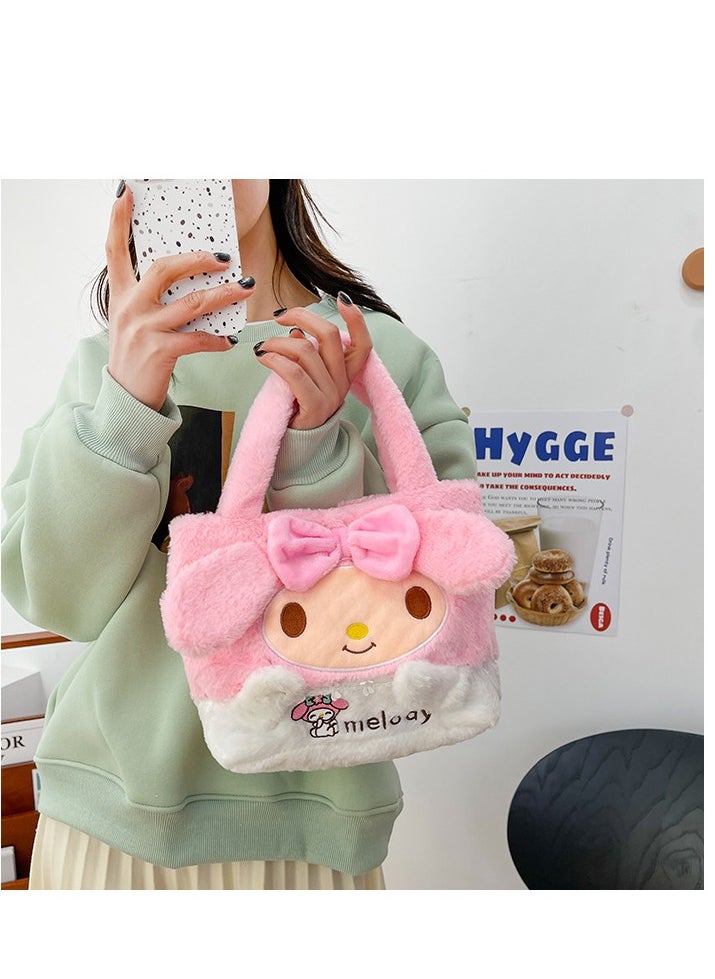 Sanrio - Melody Plush tote Bag Cartoon Crossbody for Girls Gift - Image 1