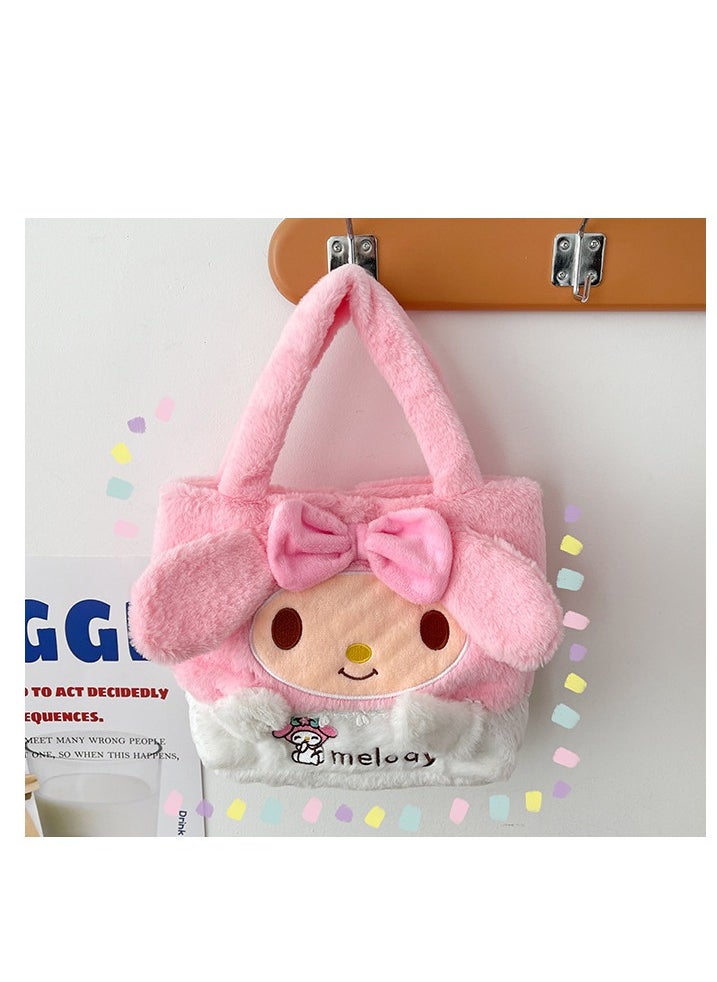 Sanrio - Melody Plush tote Bag Cartoon Crossbody for Girls Gift - Image 1