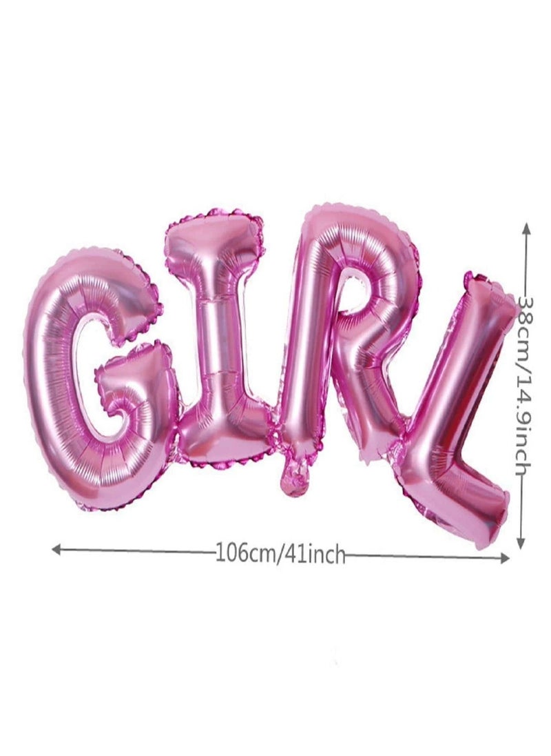 Generic - Gender Reveal Balloons Blue and Pink The set includes 2 curtains and 2 balloons to add a special touch to your party - Image 1