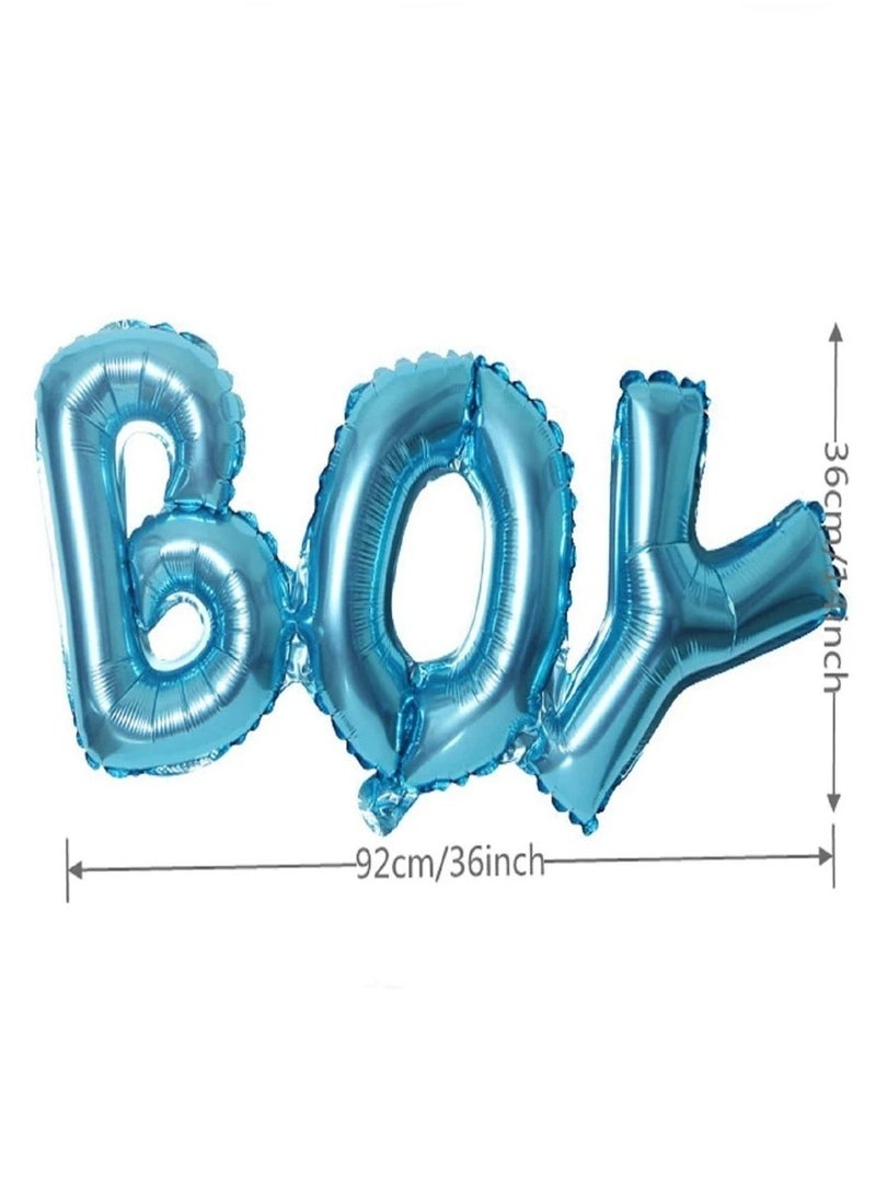Generic - Gender Reveal Balloons Blue and Pink The set includes 2 curtains and 2 balloons to add a special touch to your party - Image 1