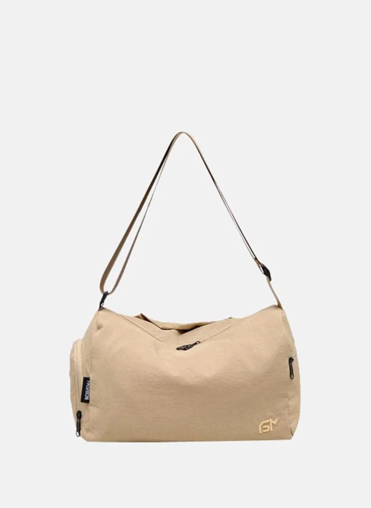YUNIQEE Beige Plain Lifestyle Duffle Bag