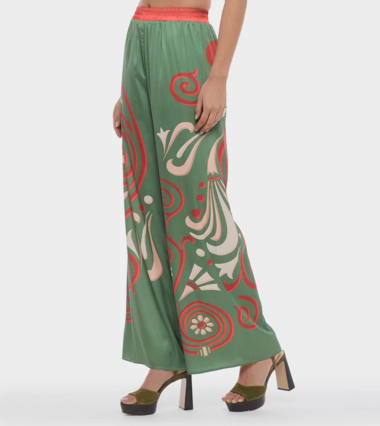 BCBG BCBG PLACEMENT PRINTED PANTS