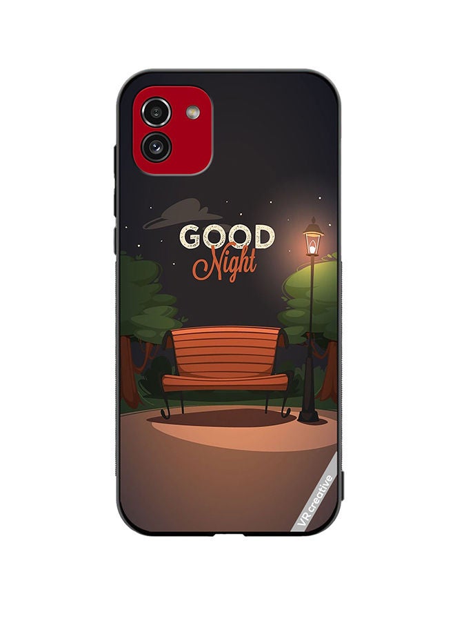 VR CREATIVE Protective Case Cover For Samsung Galaxy A03 Good Night Design Multicolour - Image 1