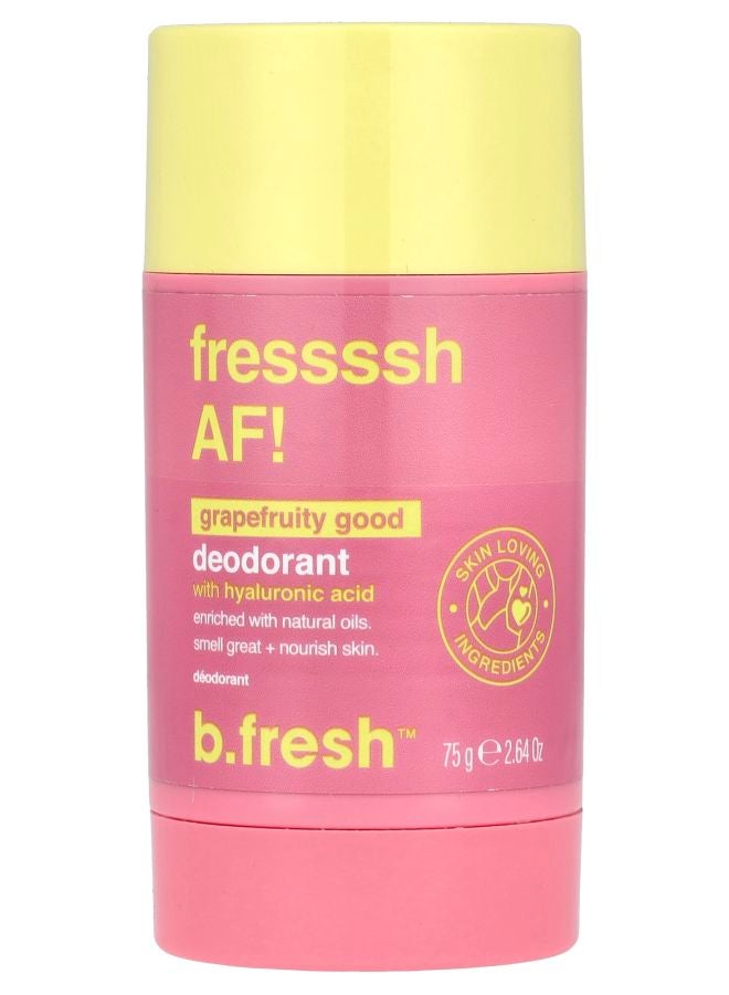 Deodorant with Hyaluronic Acid Grapefruity Good 2.64 oz (75 g)