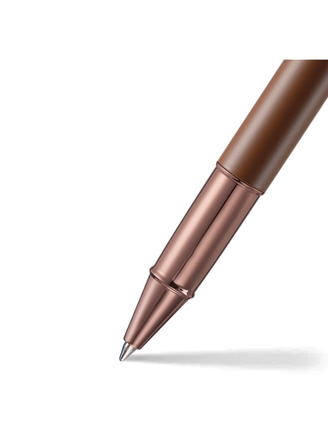 Sheaffer 100 9374 Coffee Edition Matt Brown Rollerball Pen with Regal Brown PVD Trims | Luxury Pen Gift Set1 - Image 3